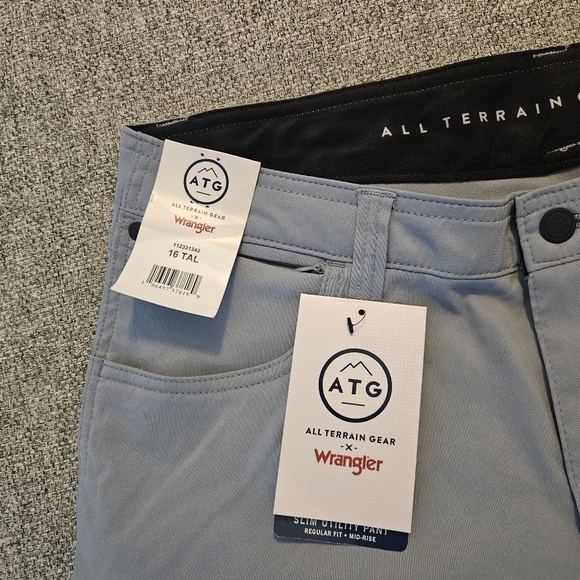 NWT Wrangler ATG Pants Womens 16 Tall Gray Sierra Slim Fit All Terrain Gear Hike - Picture 5 of 14